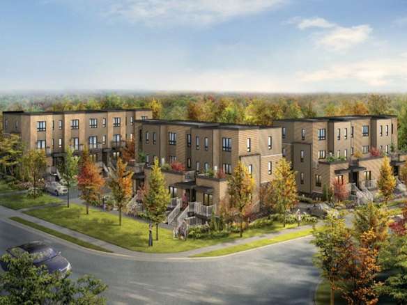 Cambridge Square Towns Exterior Rendering