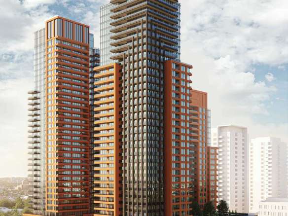 Victoria & Park Condos Exterior Rendering