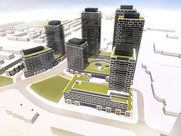 91 Eglinton Avenue East Condos Exterior Rendering