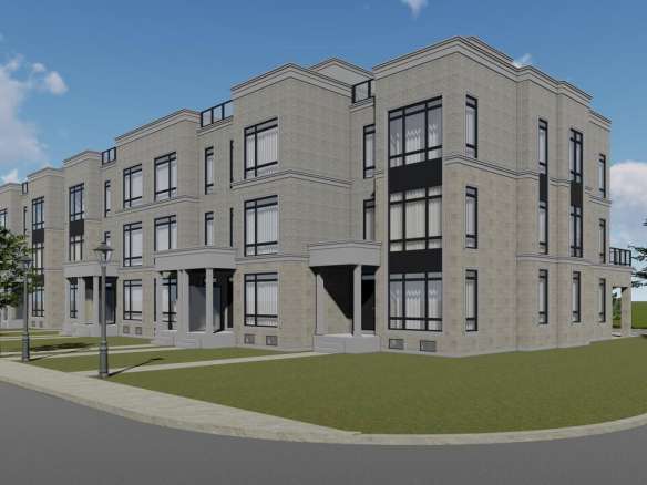 3 Steele Valley Towns Exterior Rendering