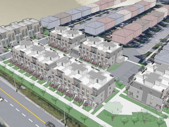 593 Taunton Road Towns Rendering