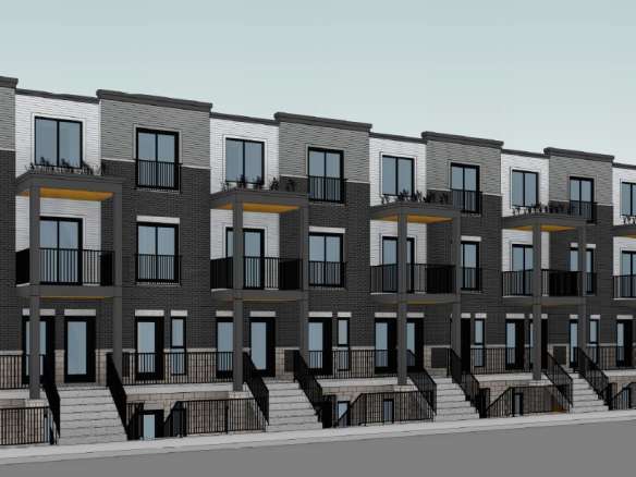 720 Erbsville Road Towns Rendering