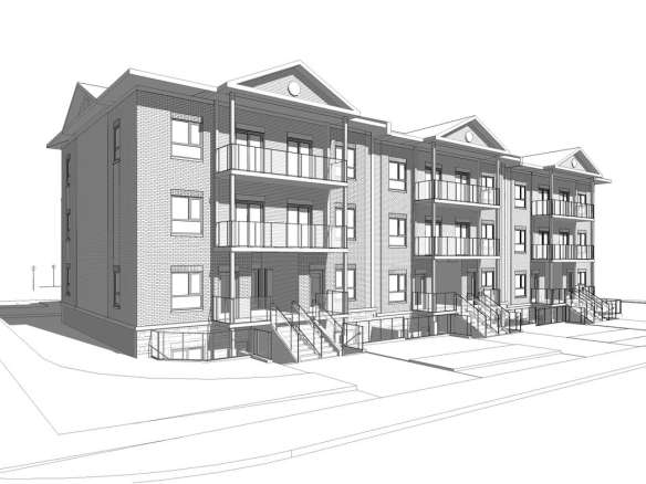 140 Hadati Road Townhomes Rendering