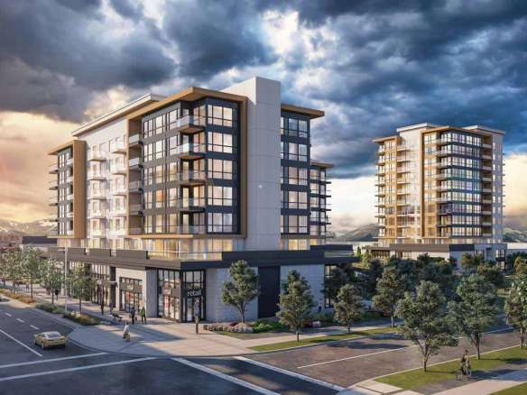 Oak & Olive Condos Exterior Rendering