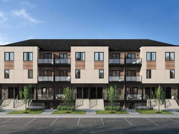 The Block on Clair Towns Exterior Rendering