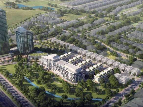 11034 Yonge Street Condos Aerial View