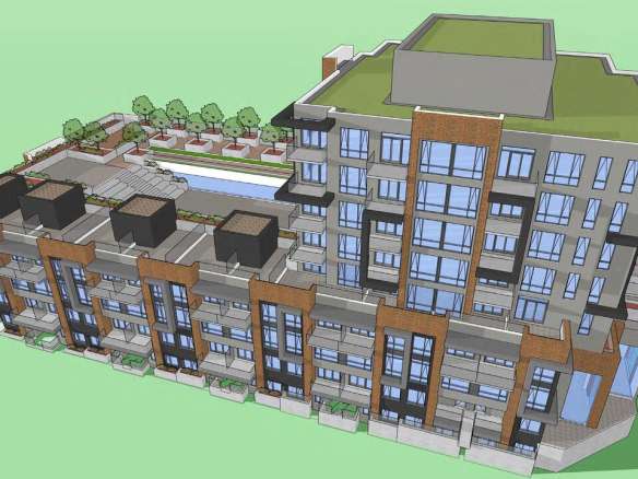 1202 Green Street Condos Rendering