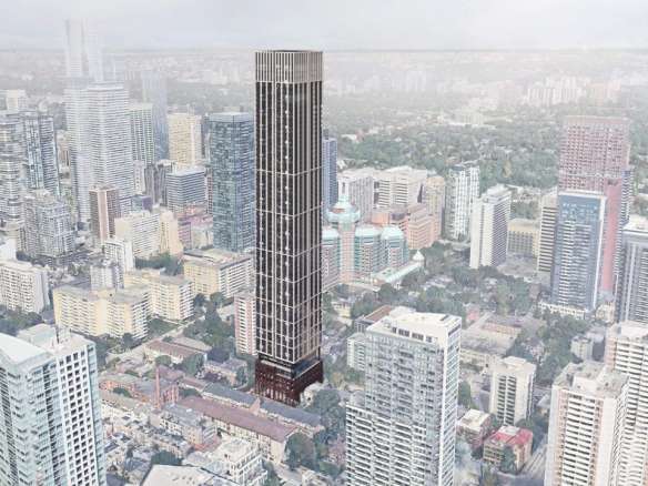 5 Huntley Street Condos Exterior Rendering