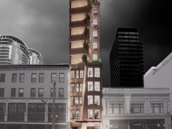 The Wedge Condos Exterior Rendering