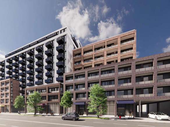 1437 Queen West Condos Exterior Rendering