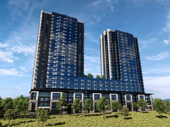 154 Rossland Road East Condos Exterior Rendering