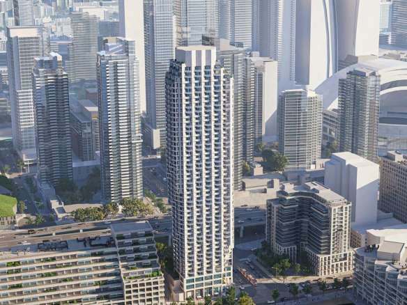 10 Lower Spadina Condos Exterior Rendering