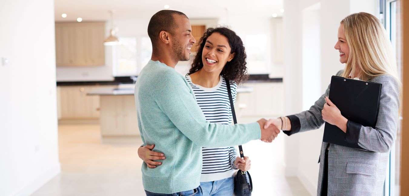 Couple viewing a Toronto condo for sale
