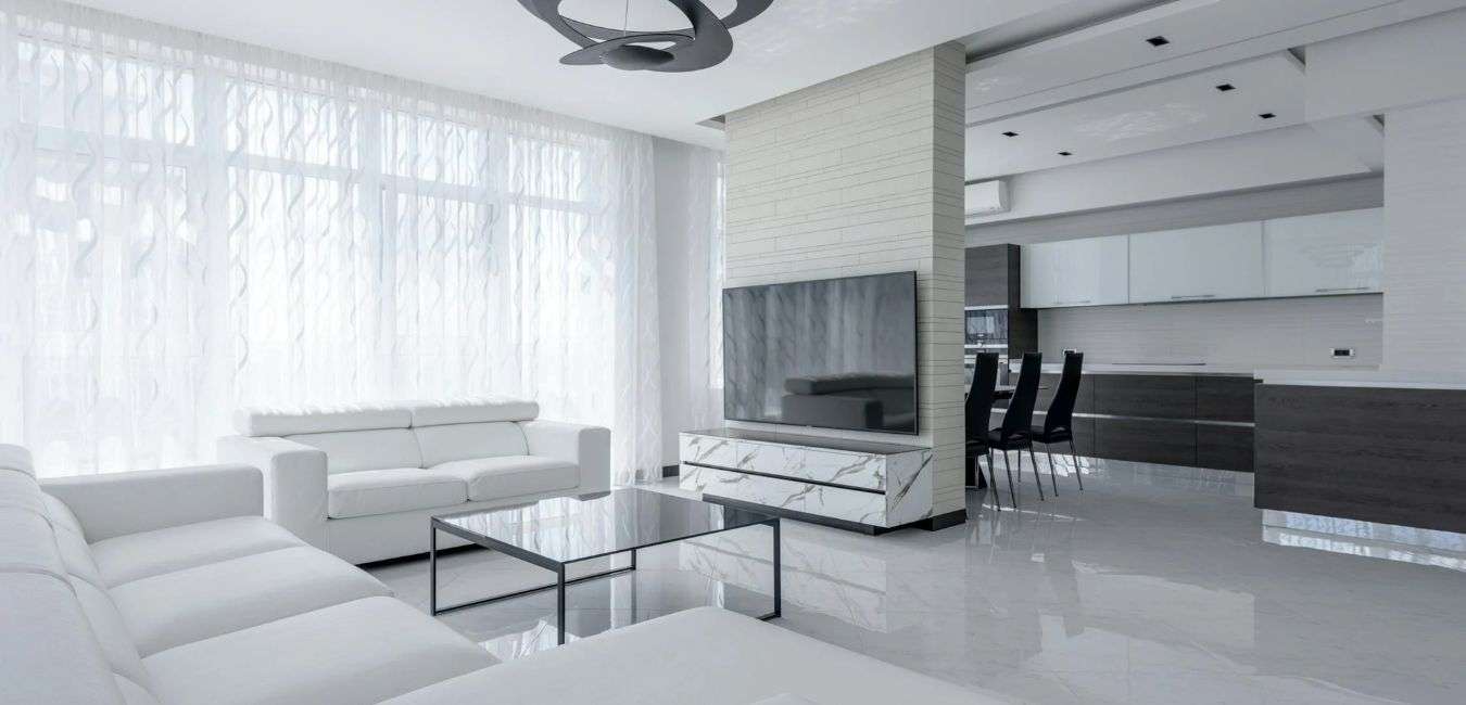 Modern resale condo interior