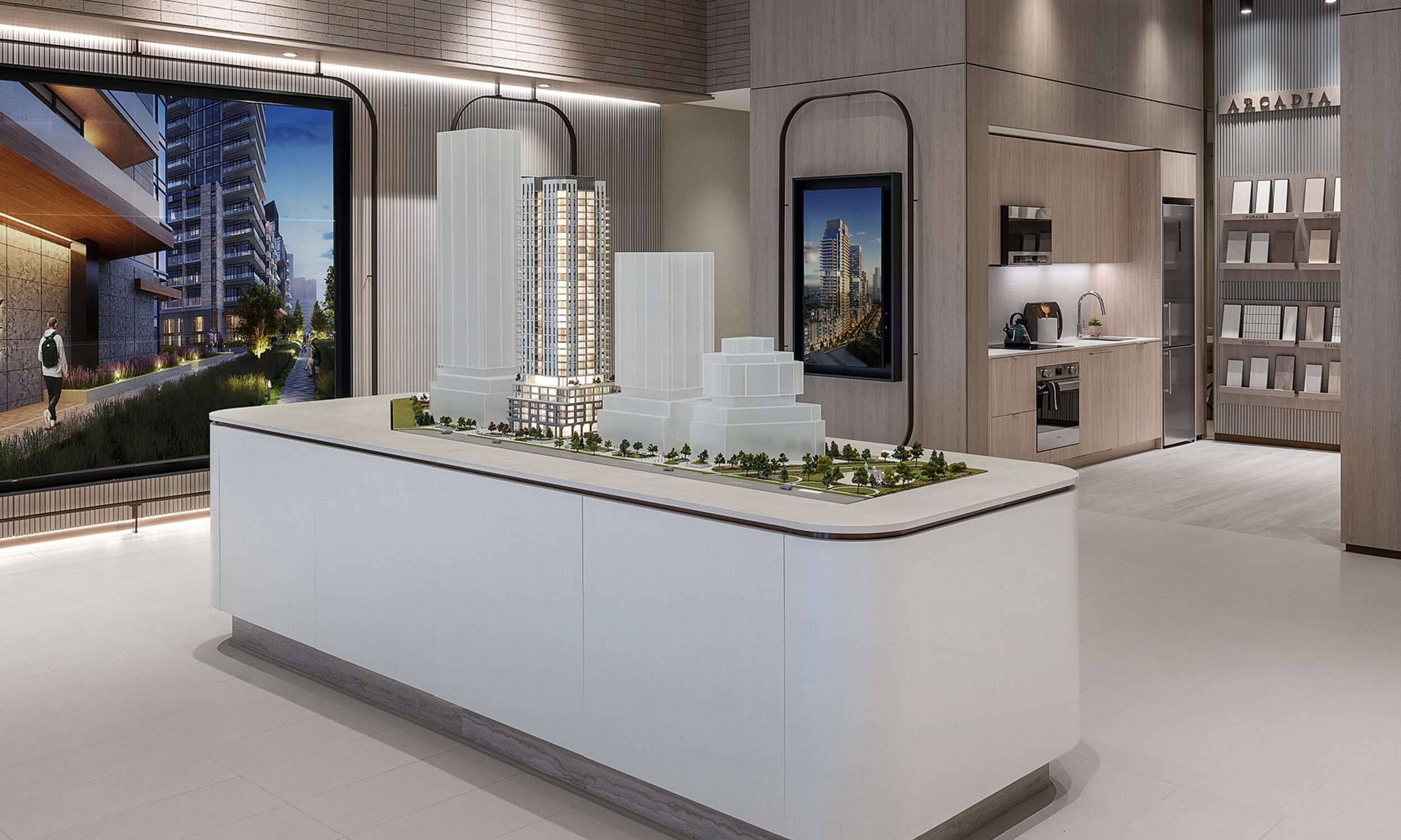 Toronto master planned community presentation centre